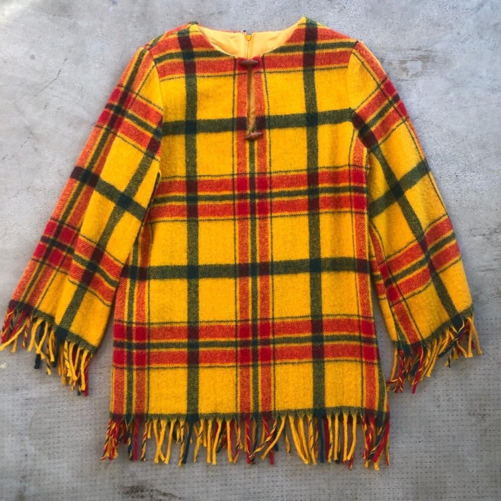 Authentic Vintage 60s Fringe Tunic Top